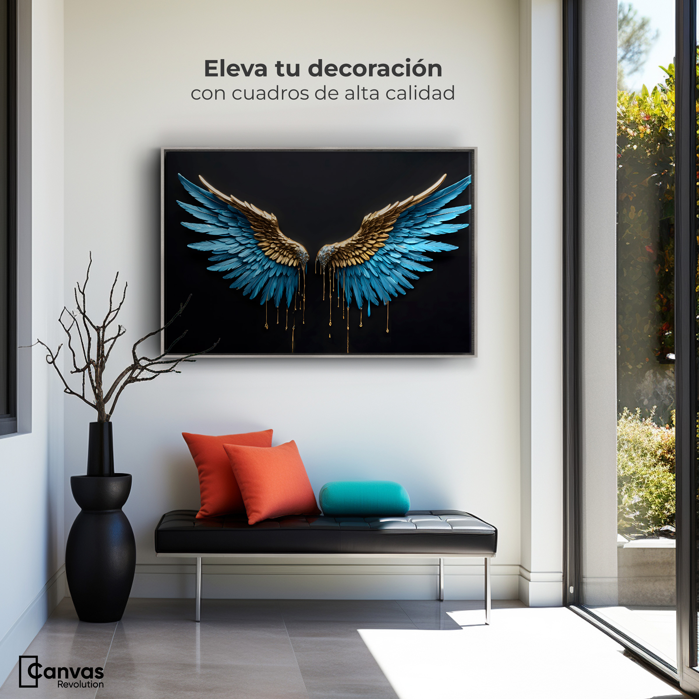 Foto 4 pulgar | Cuadro Decorativo Marco Flotante Joyas Celestiales 90x60 Marco Plateado