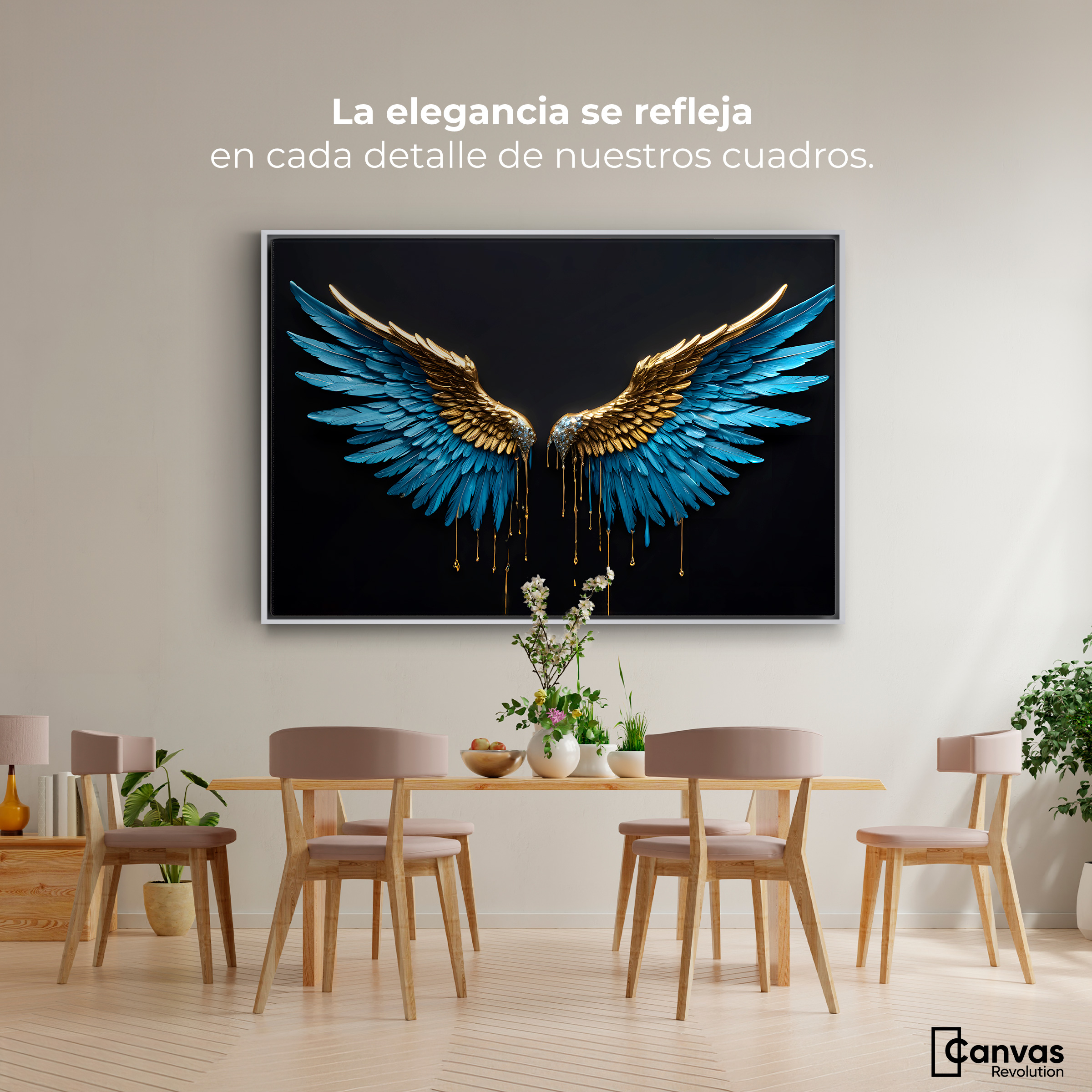 Foto 2 | Cuadro Decorativo Marco Flotante Joyas Celestiales 90x60 Marco Blanco