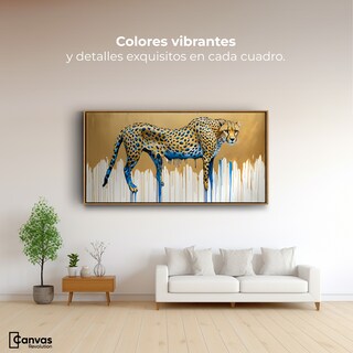 Foto 2 | Cuadro Decorativo Marco Flotante Majestad Derretida 120x60 Marco Madera