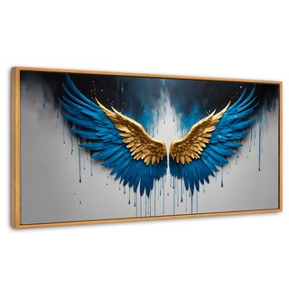Foto 1 | Cuadro Decorativo Marco Flotante Vuelo Celestial 120x60 Marco Madera