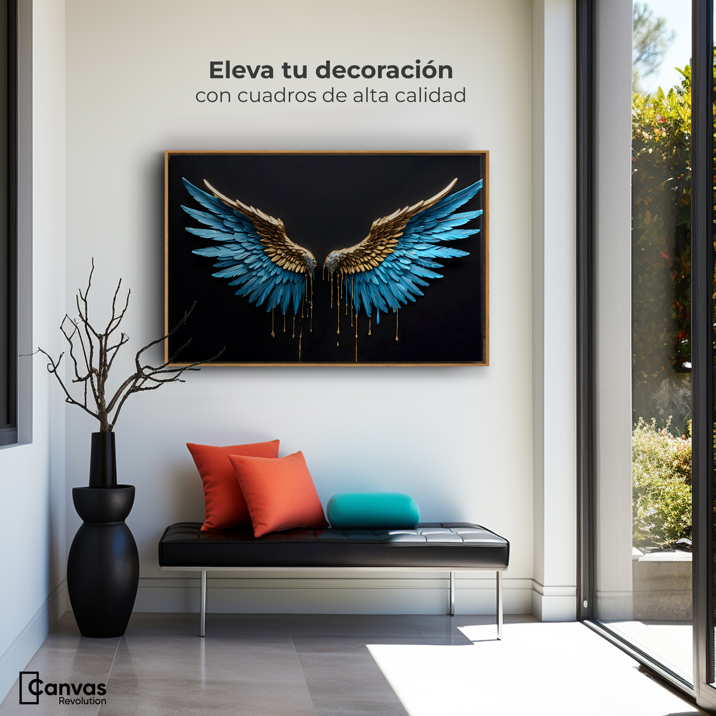 Foto 4 pulgar | Cuadro Decorativo Marco Flotante Joyas Celestiales 90x60 Marco Madera