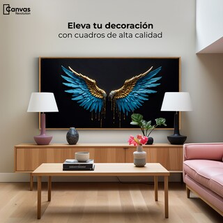 Foto 3 | Cuadro Decorativo Marco Flotante Joyas Celestiales 120x60 Marco Madera