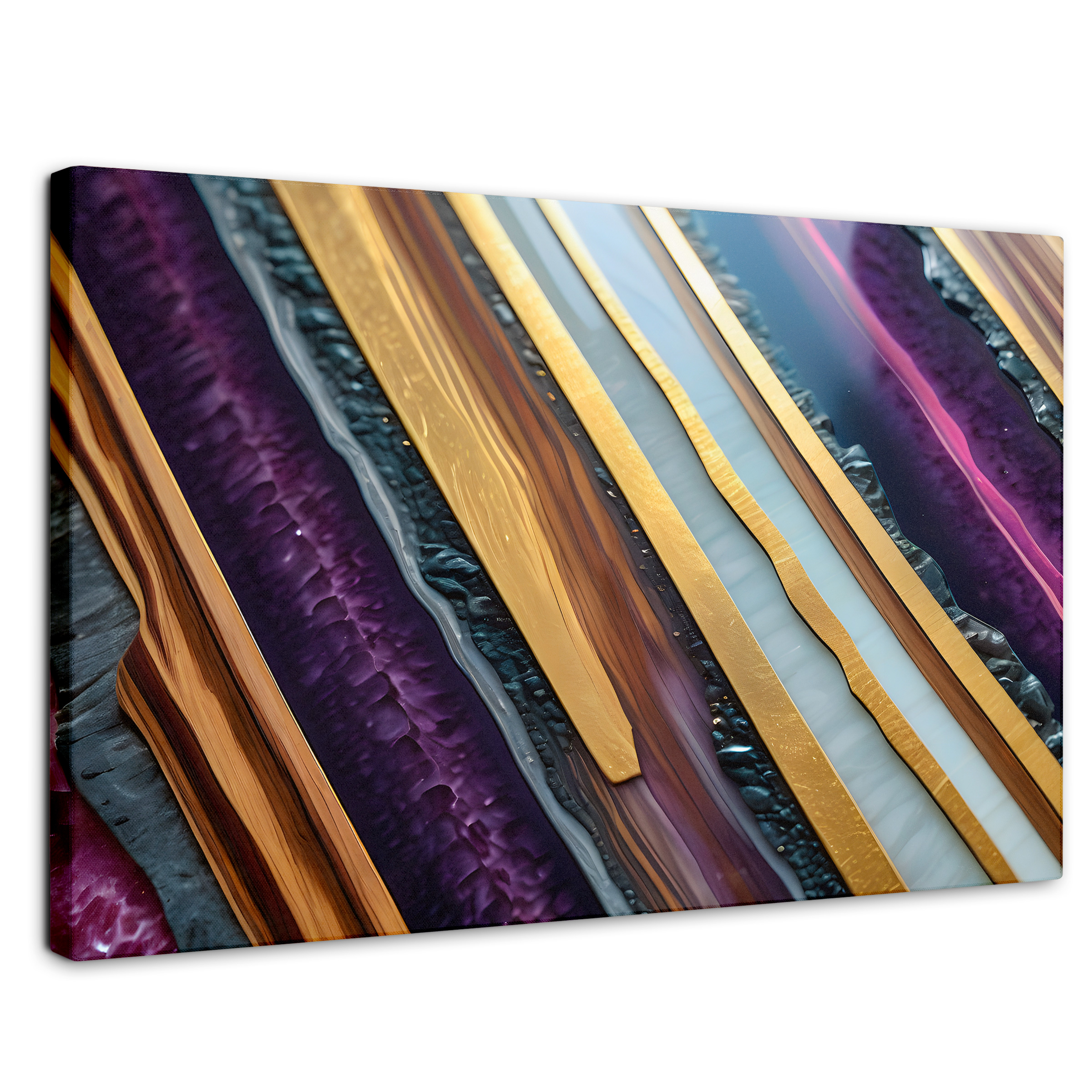 Foto 1 | Cuadro Decorativo Canvas Abstracto Rapsodia Contraste 90x60