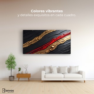 Foto 2 | Cuadro Decorativo Canvas Abstracto Sinfonía Abstracta 120x60