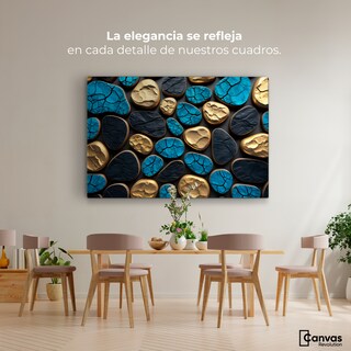 Foto 2 | Cuadro Decorativo Canvas Abstracto Esplendor Abstracto 90x60