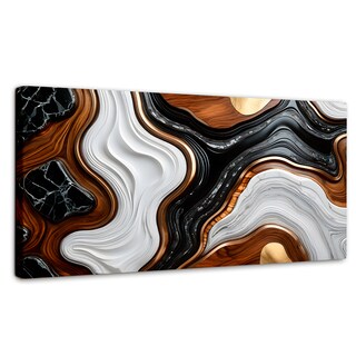 Foto 1 | Cuadro Decorativo Canvas Abstracto Remolinos Elegantes 120x60