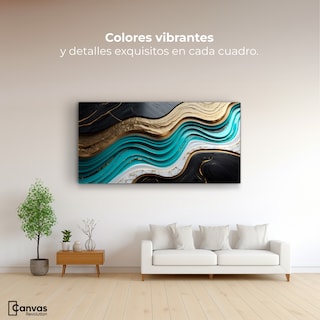 Foto 2 | Cuadro Decorativo Canvas Abstracto Belleza Abstracta 120x60
