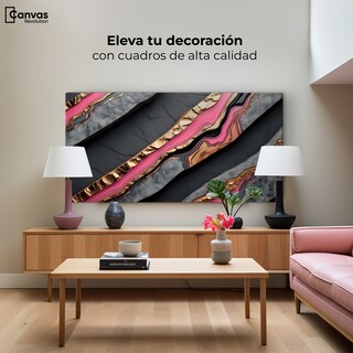 Foto 3 | Cuadro Decorativo Canvas Abstracto Elegancia Mármol 120x60