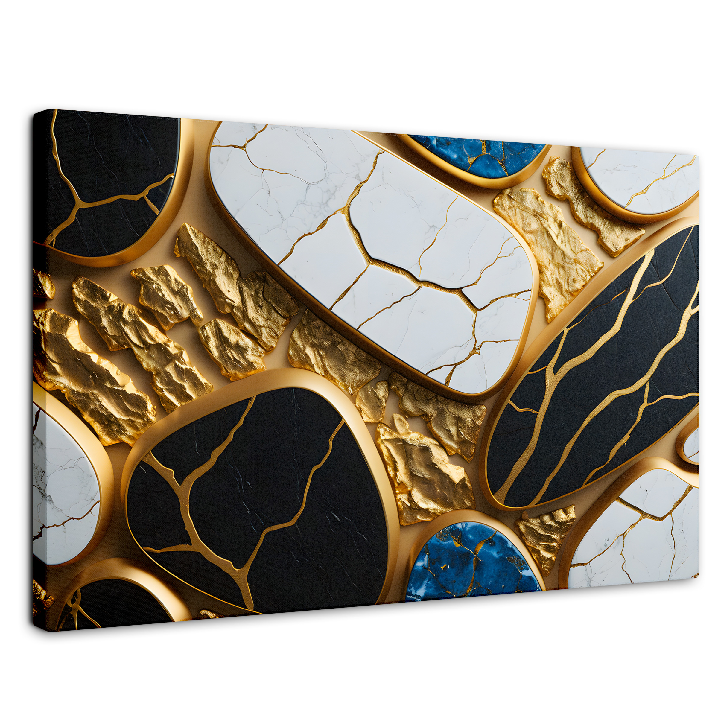 Foto 2 pulgar | Cuadro Decorativo Canvas Abstracto Opulencia Abstracta 90x60