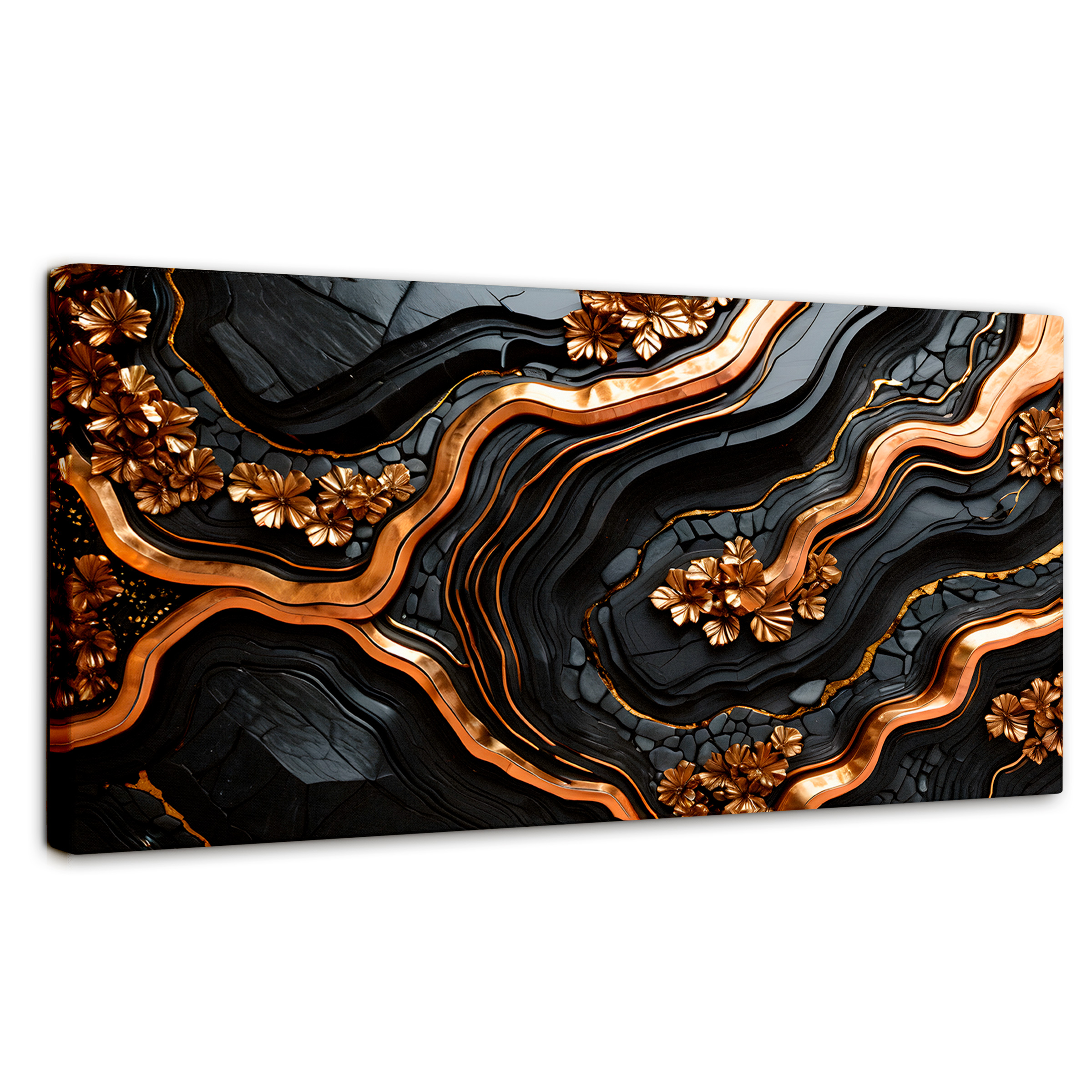 Foto 1 | Cuadro Decorativo Canvas Abstracto Fragmentos Lujosos 120x60