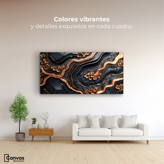 Foto 2 | Cuadro Decorativo Canvas Abstracto Fragmentos Lujosos 120x60