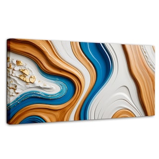 Foto 1 | Cuadro Decorativo Canvas Abstracto Texturas Naturales 120x60