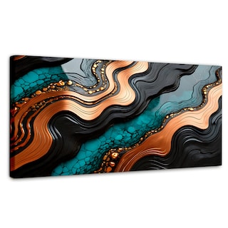 Foto 1 | Cuadro Decorativo Canvas Abstracto Patrones Vibrantes 120x60