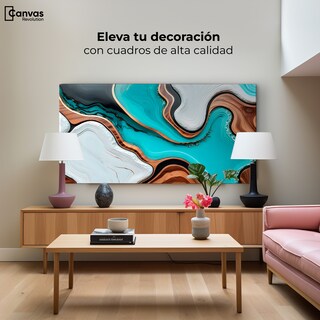 Foto 3 | Cuadro Decorativo Canvas Abstracto Elegancia Artística 120x60