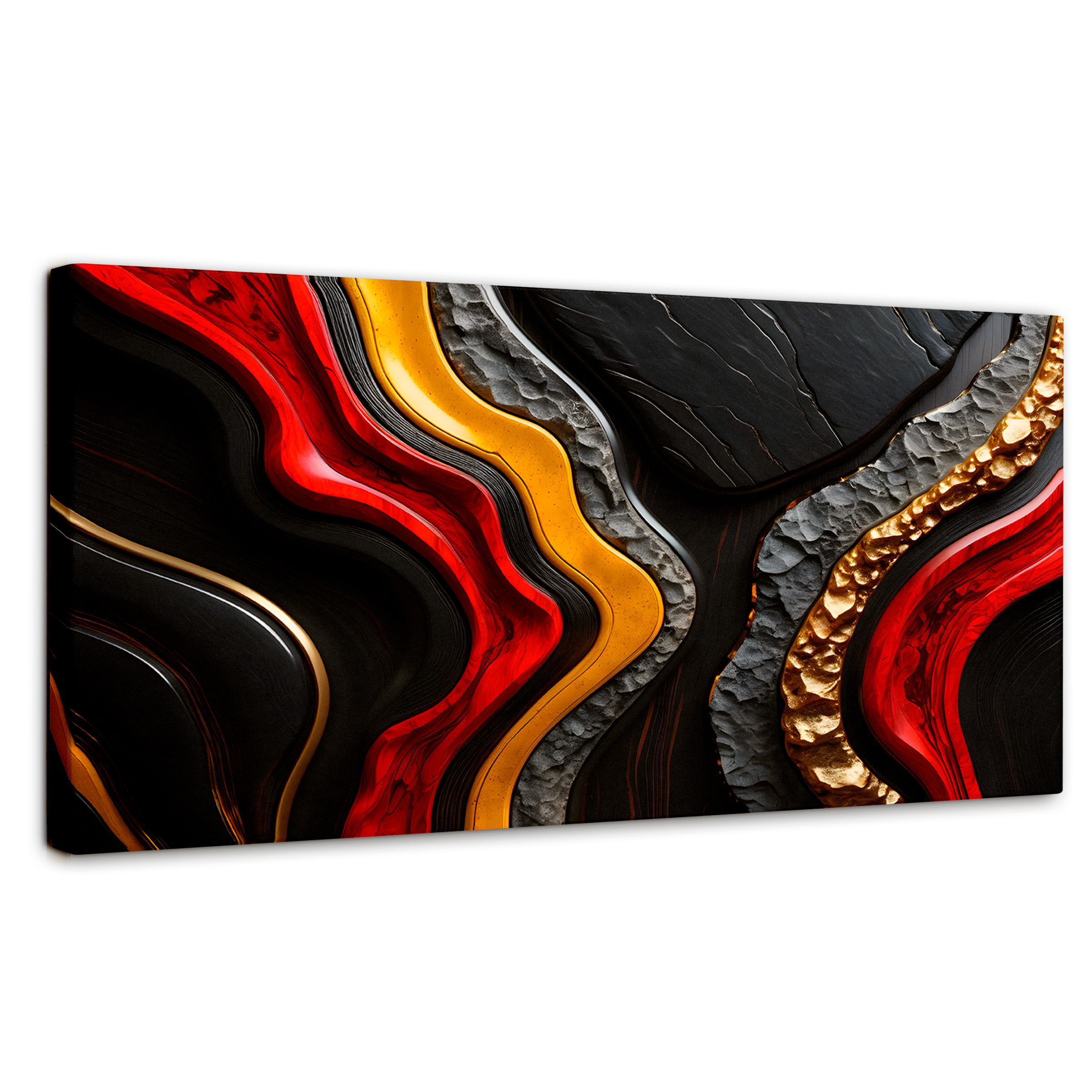 Cuadro Decorativo Canvas Abstracto Capas Etéreas 120x60