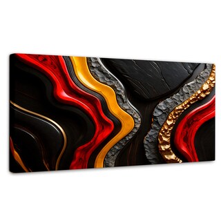 Foto 1 | Cuadro Decorativo Canvas Abstracto Capas Etéreas 120x60
