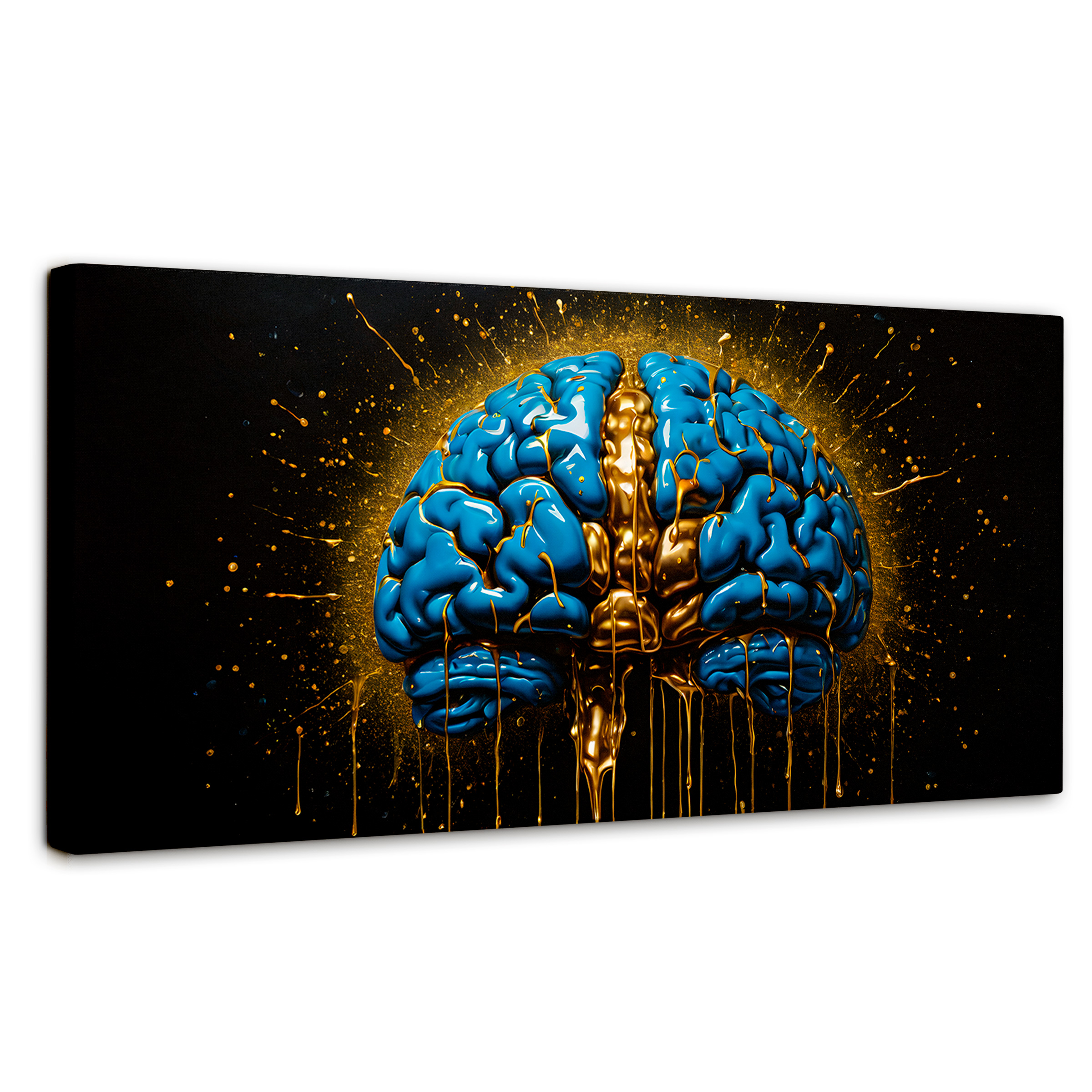 Cuadro Decorativo Canvas Cerebro Luminoso 120x60