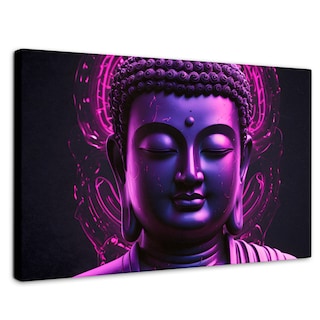 Foto 1 | Cuadro Decorativo Canvas Buda Misterio Cósmico 90x60