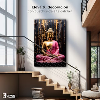Foto 2 | Cuadro Decorativo Canvas Buda Serenidad Vibrante 60x90