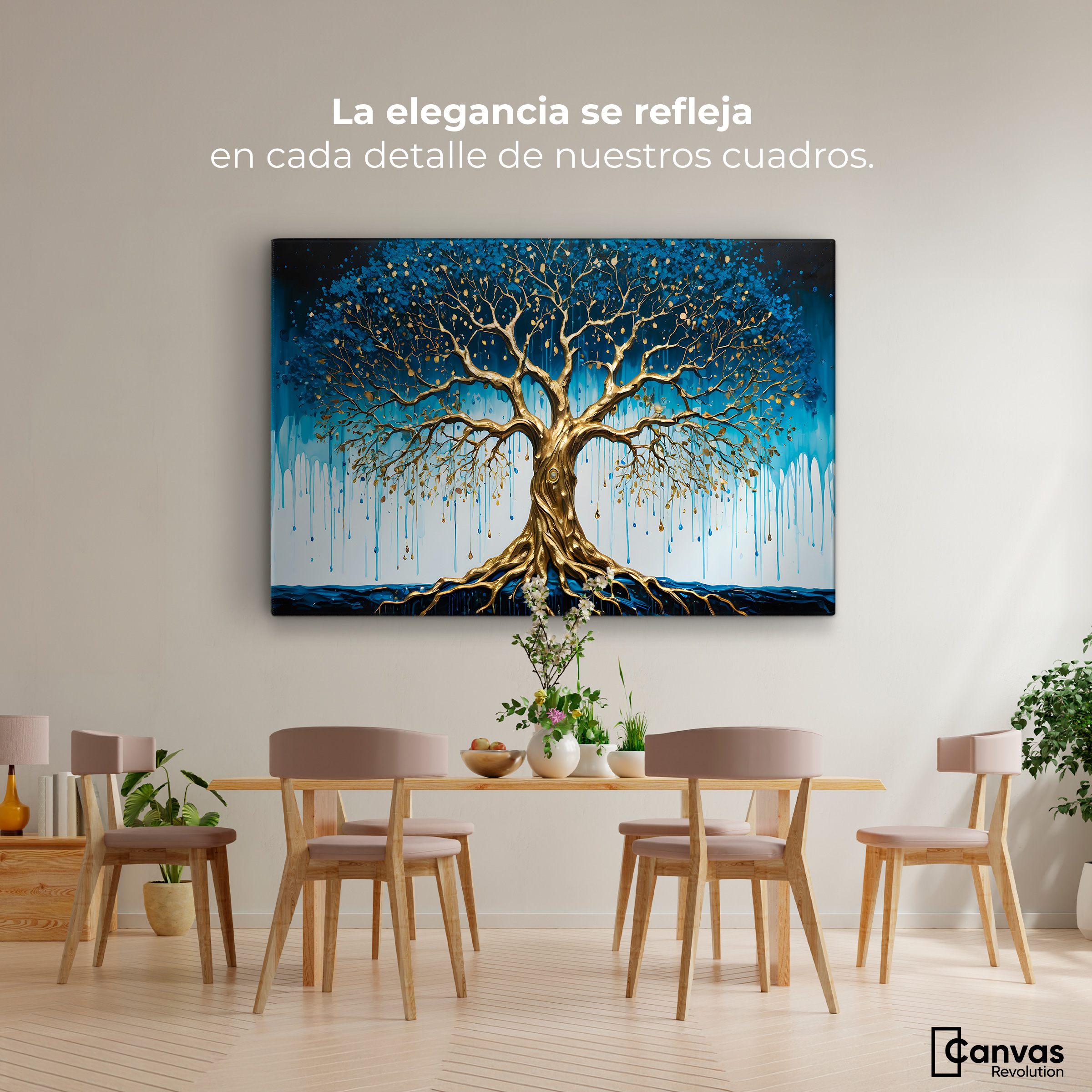 Foto 2 | Cuadro Decorativo Canvas Armonía Celestial 90x60