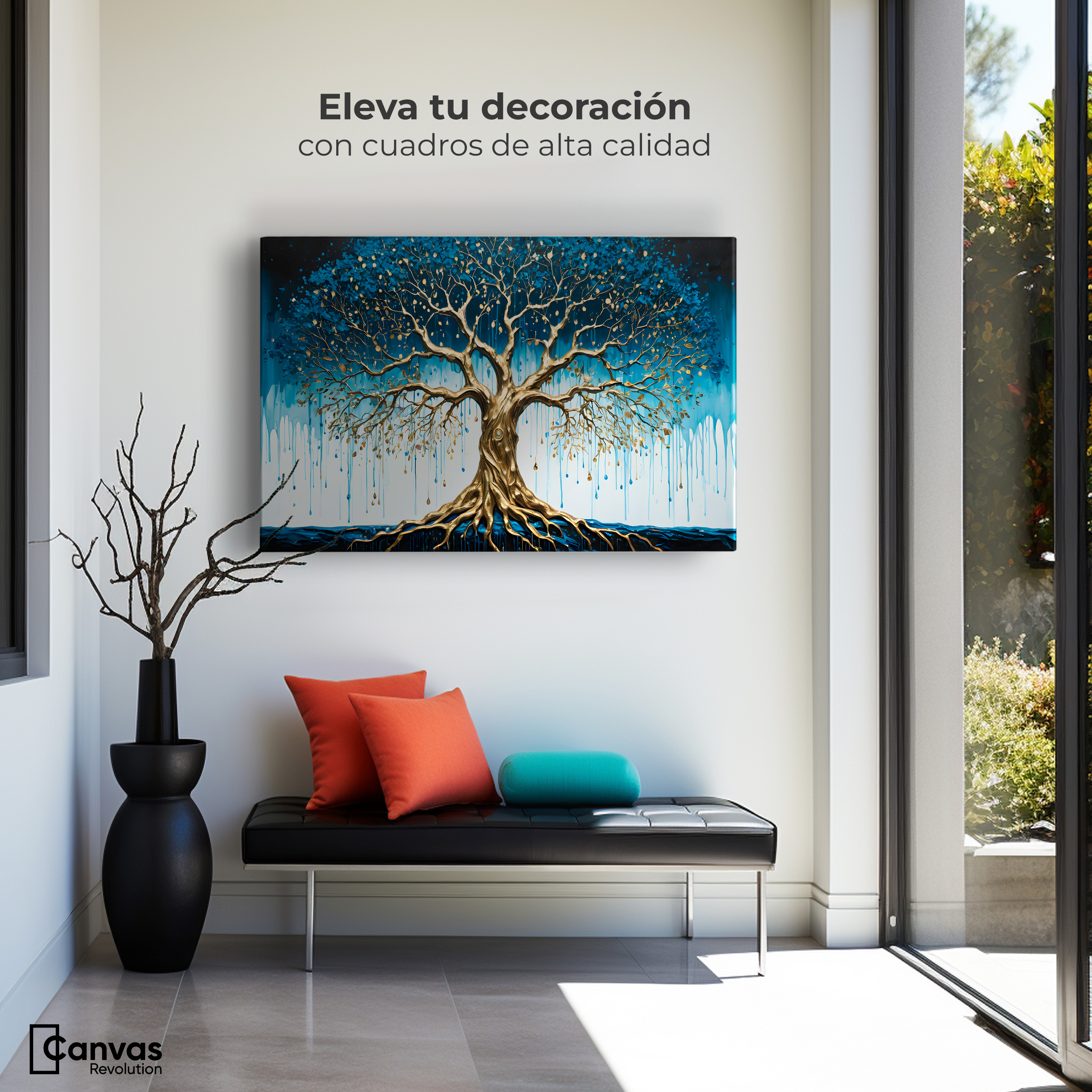 Foto 4 pulgar | Cuadro Decorativo Canvas Armonía Celestial 90x60