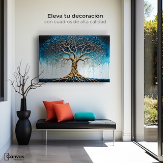 Foto 3 | Cuadro Decorativo Canvas Armonía Celestial 90x60
