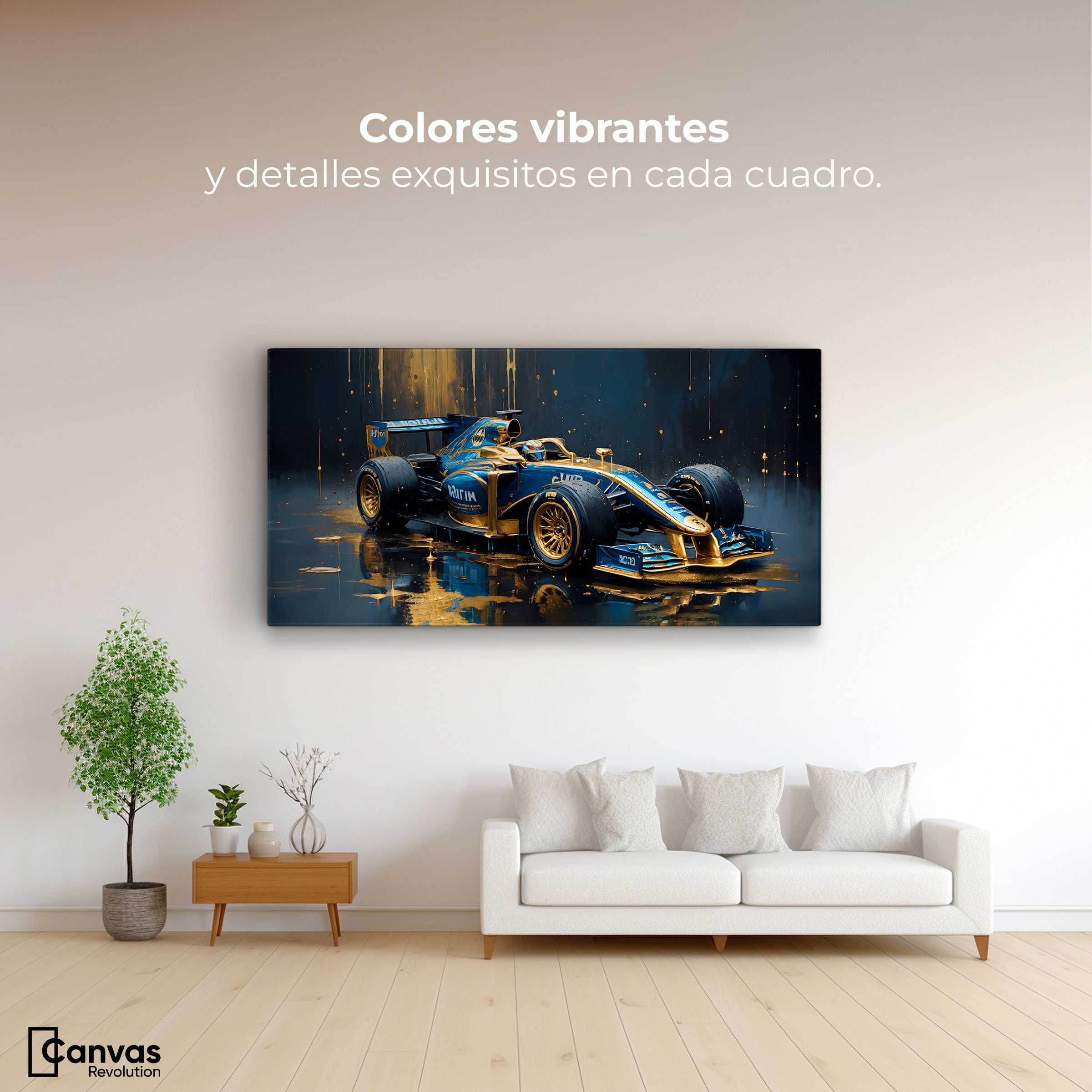 Foto 2 | Cuadro Decorativo Canvas Flecha Celestial 120x60