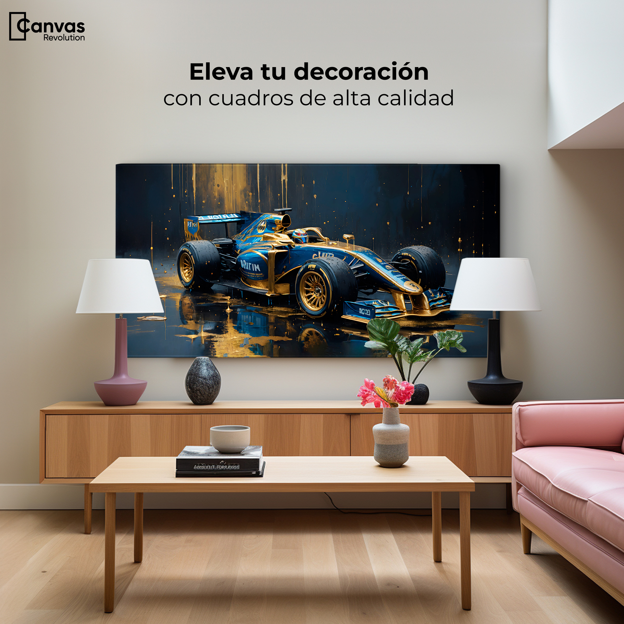 Foto 4 pulgar | Cuadro Decorativo Canvas Flecha Celestial 120x60