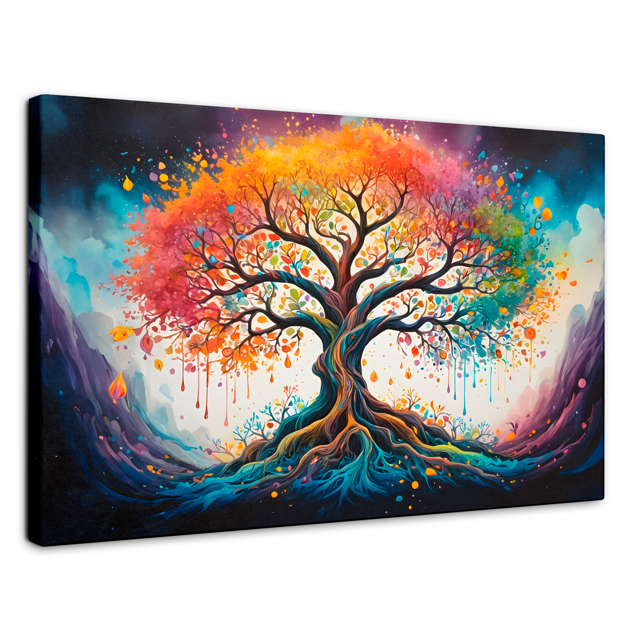 Cuadro Decorativo Canvas Árbol Encantado 90x60