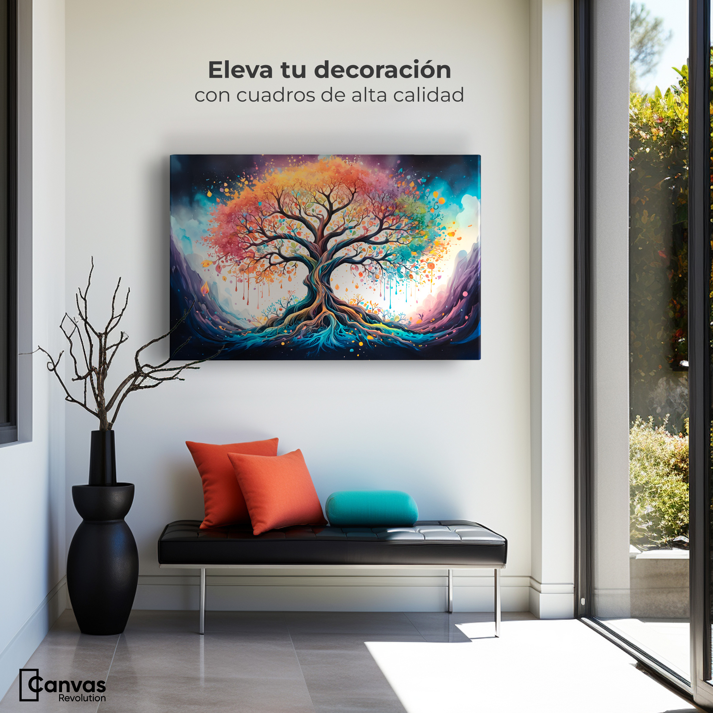 Foto 4 pulgar | Cuadro Decorativo Canvas Árbol Encantado 90x60