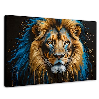Foto 1 | Cuadro Decorativo Canvas Rey Majestuosidad 90x60