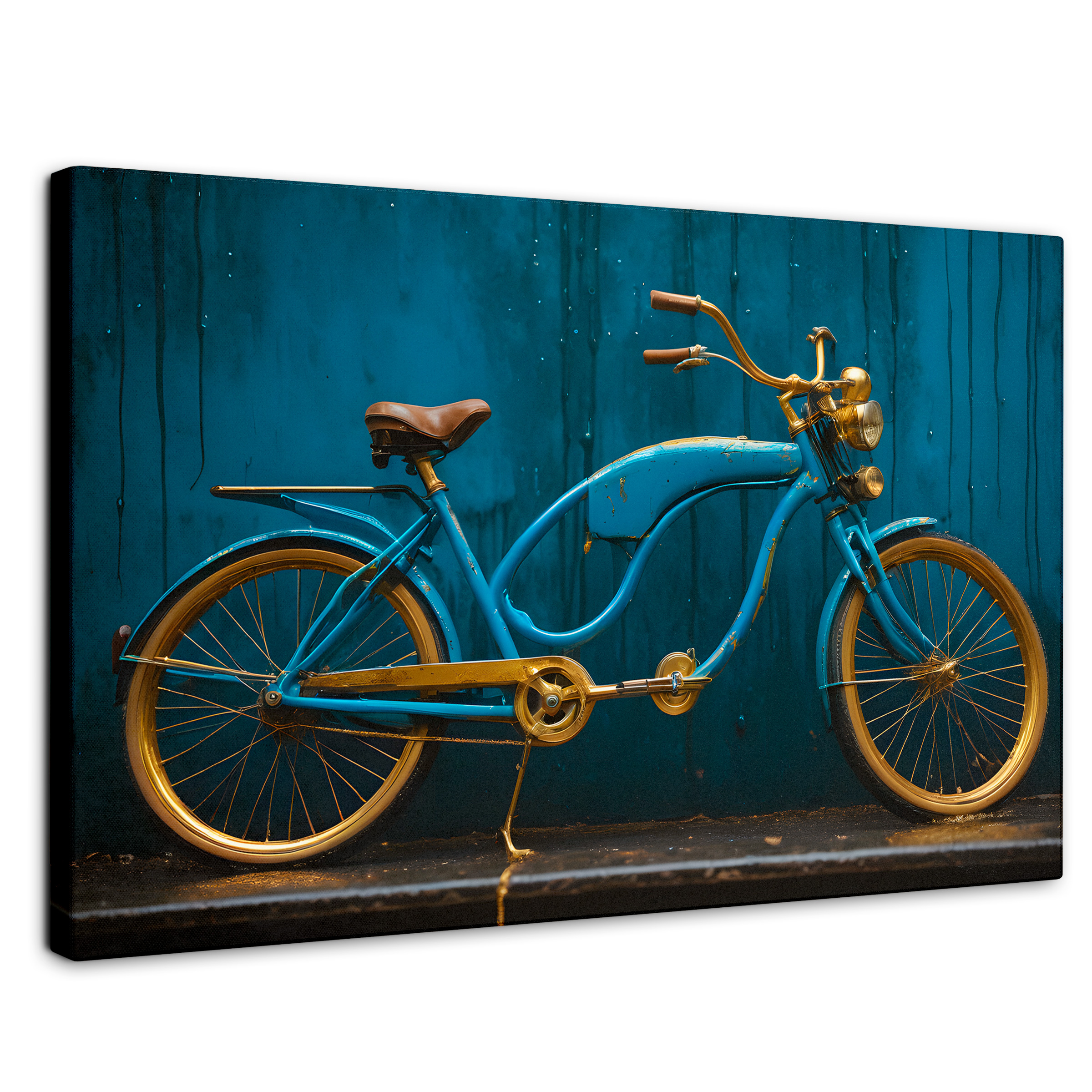 Cuadro Decorativo Canvas Bicicleta Vintage 90x60