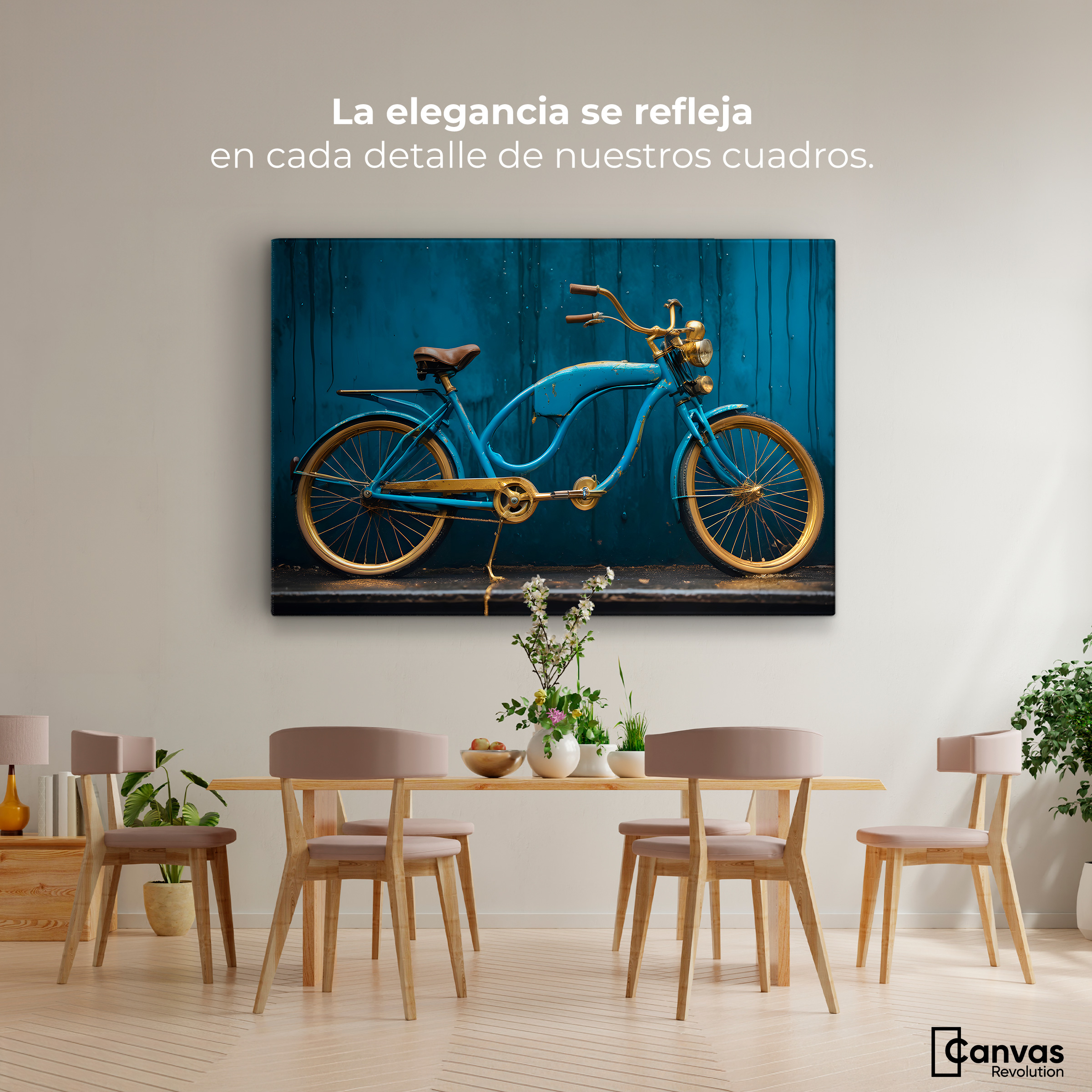 Foto 2 | Cuadro Decorativo Canvas Bicicleta Vintage 90x60