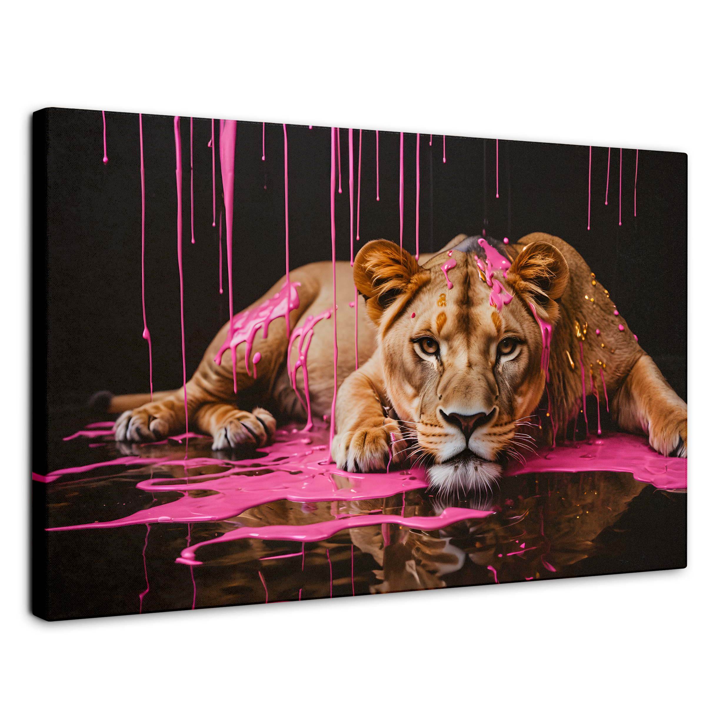 Cuadro Decorativo Canvas Majestad Rosada 90x60