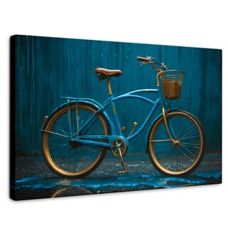 Foto 1 | Cuadro Decorativo Canvas Bicicleta Retro 90x60