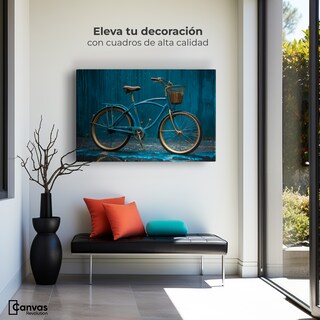 Foto 3 | Cuadro Decorativo Canvas Bicicleta Retro 90x60
