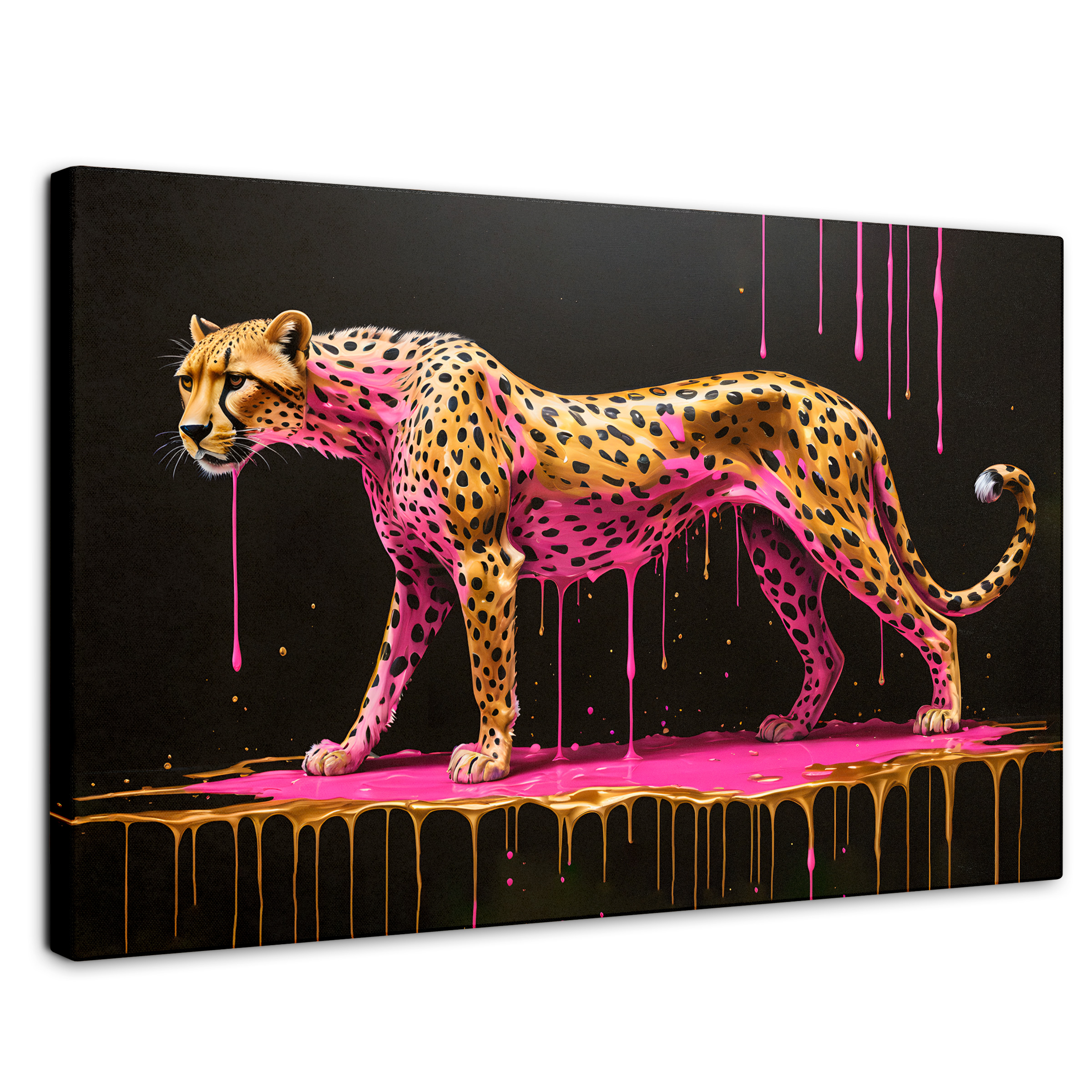 Cuadro Decorativo Canvas Belleza Felina 90x60