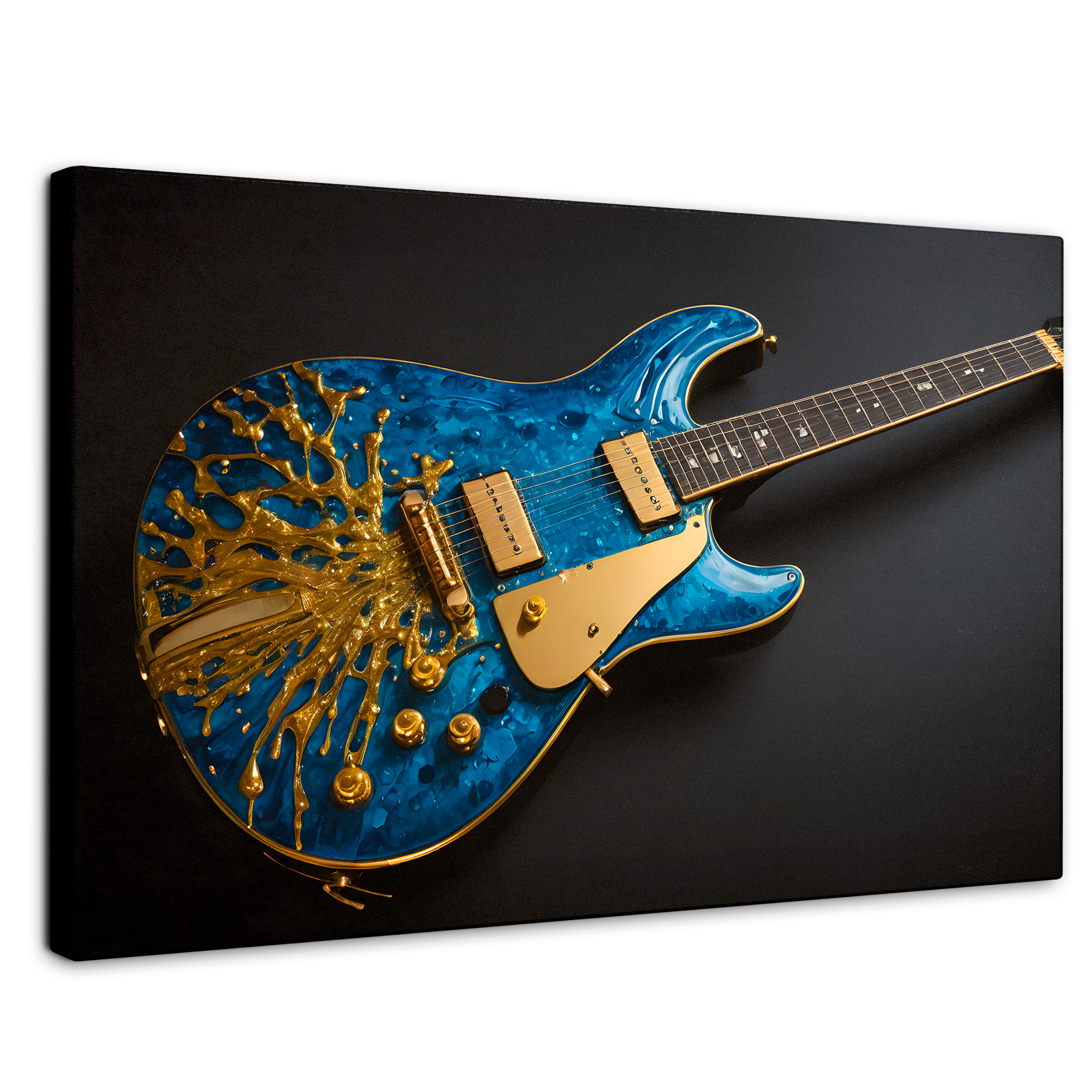 Cuadro Decorativo Canvas Guitarra Estelar 90x60