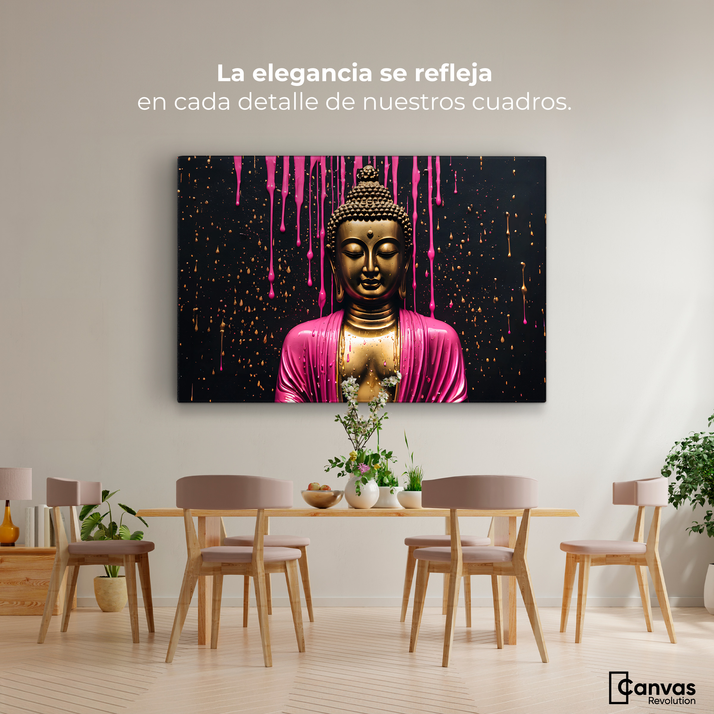 Foto 2 | Cuadro Decorativo Canvas Buda Serenidad Brillante 90x60