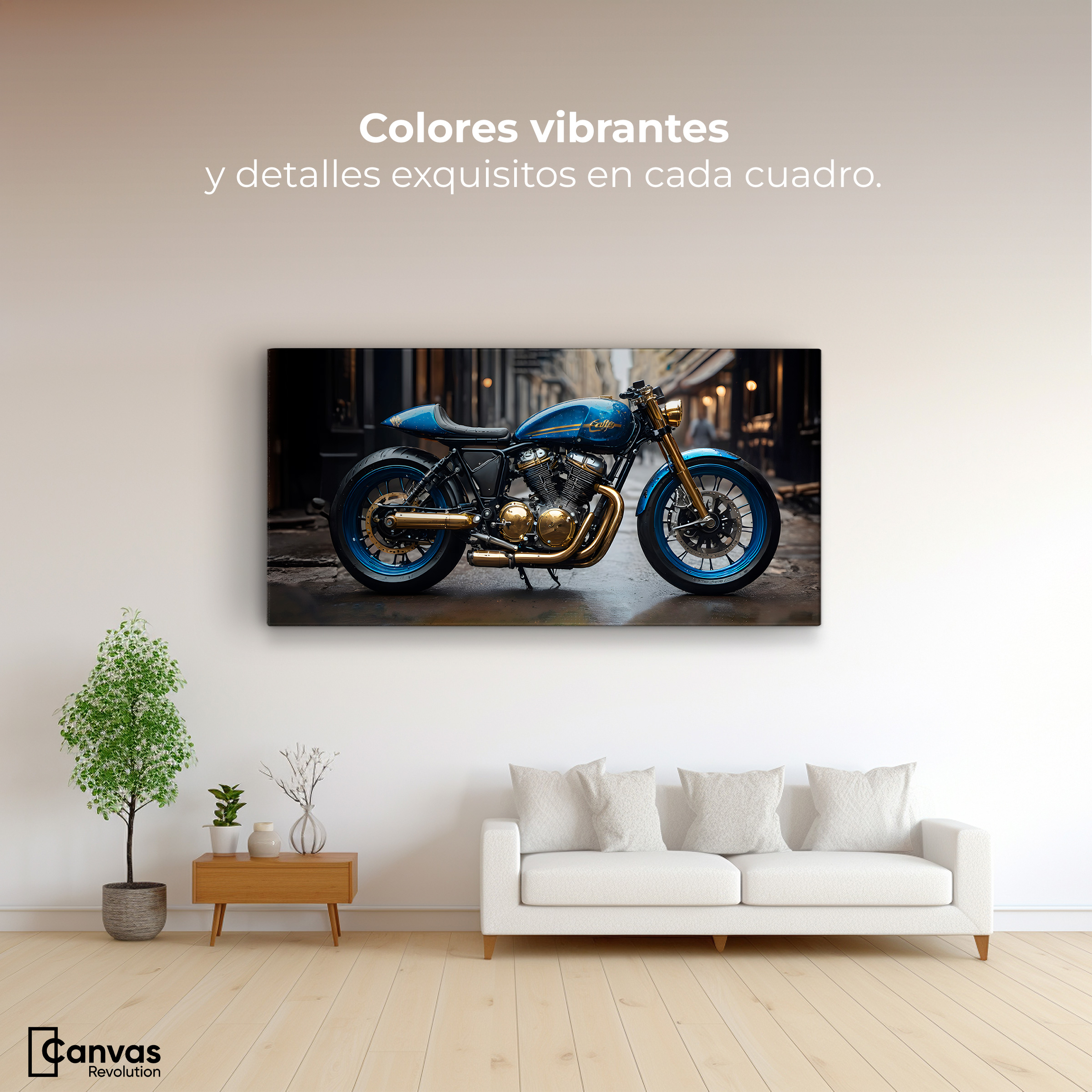 Foto 2 | Cuadro Decorativo Canvas Reflejos Urbanos 120x60