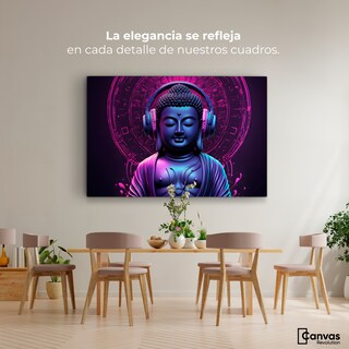 Foto 2 | Cuadro Decorativo Canvas Sonido Espiritual 90x60