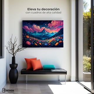 Foto 3 | Cuadro Decorativo Canvas Paisaje Colorido 90x60
