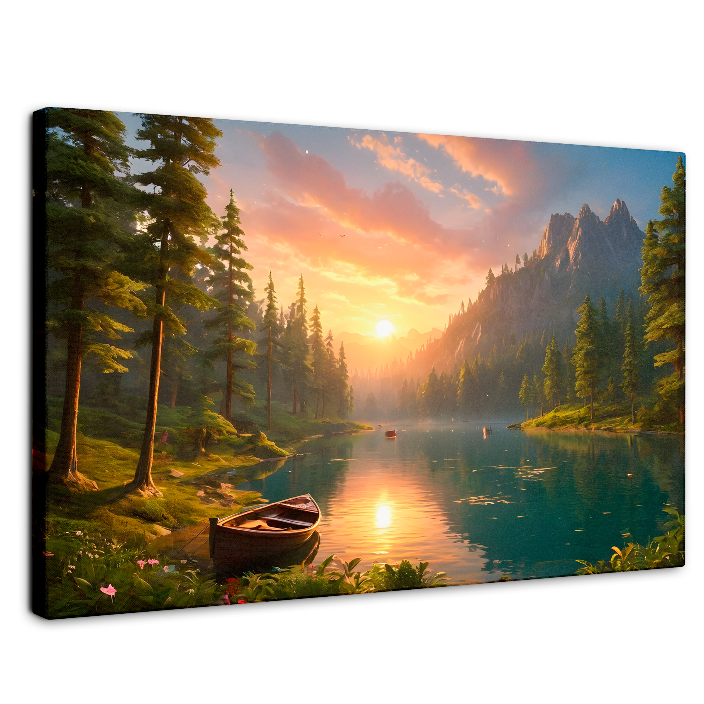 Cuadro Decorativo Canvas Paisaje Vibrante 90x60