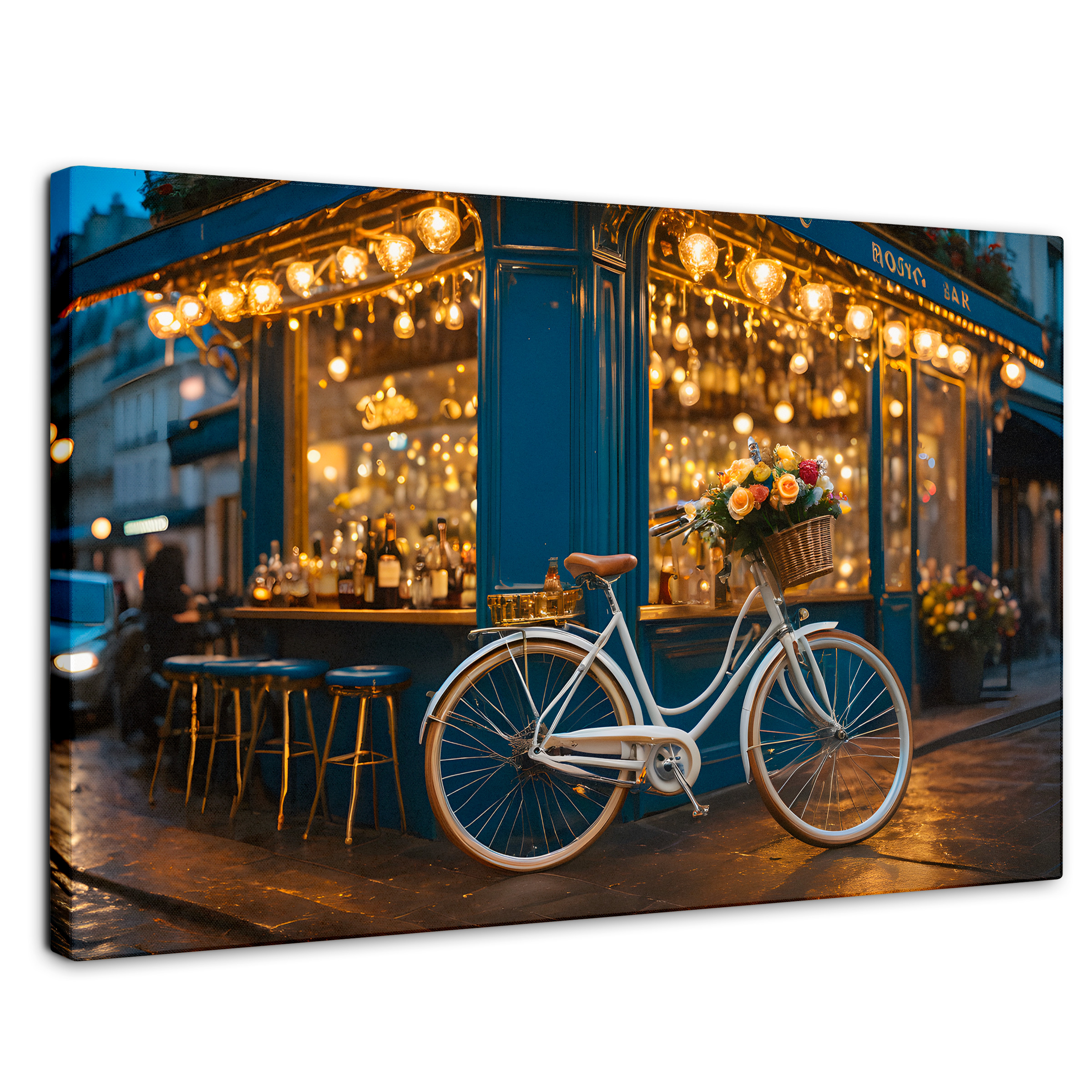 Cuadro Decorativo Canvas Bicicleta Boulevard 90x60