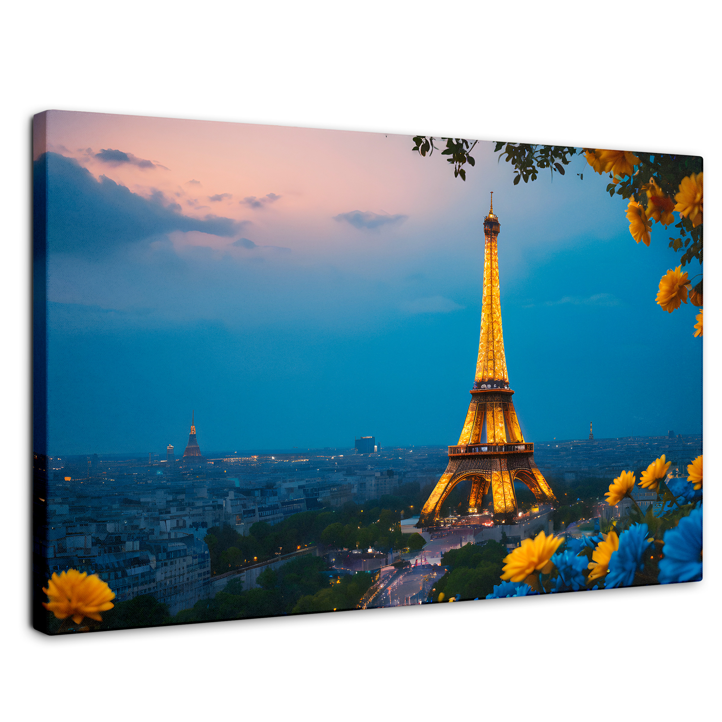 Cuadro Decorativo Canvas París Crepuscular 90x60