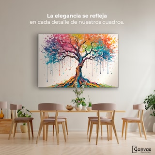 Foto 2 | Cuadro Decorativo Canvas Energía Natural 90x60