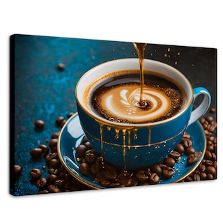 Foto 1 | Cuadro Decorativo Canvas Cafe Armonioso 90x60