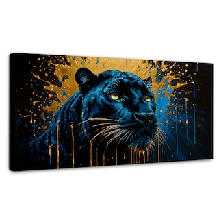 Foto 1 | Cuadro Decorativo Canvas Pantera Celestial 120x60