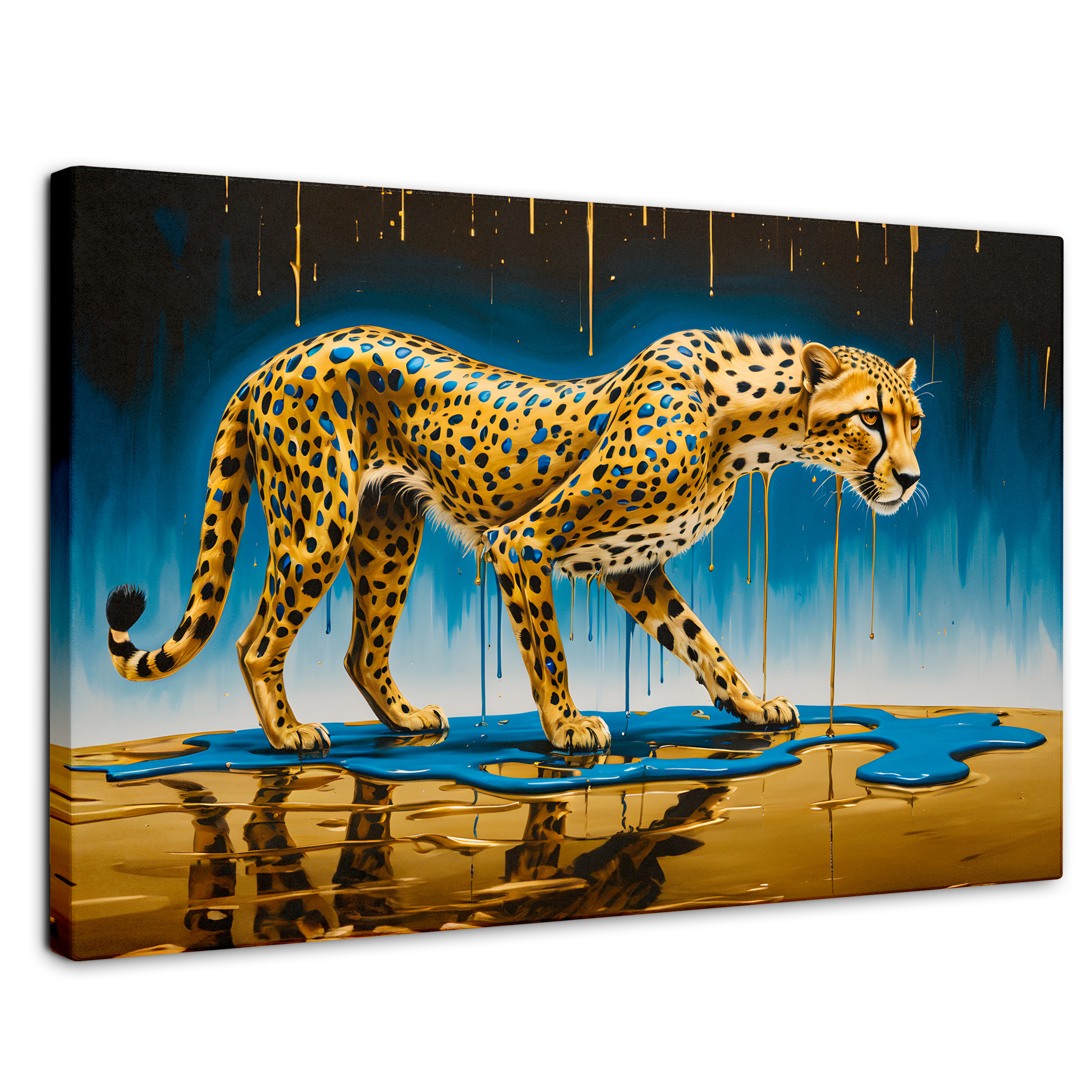 Cuadro Decorativo Canvas Elegancia Felina 90x60