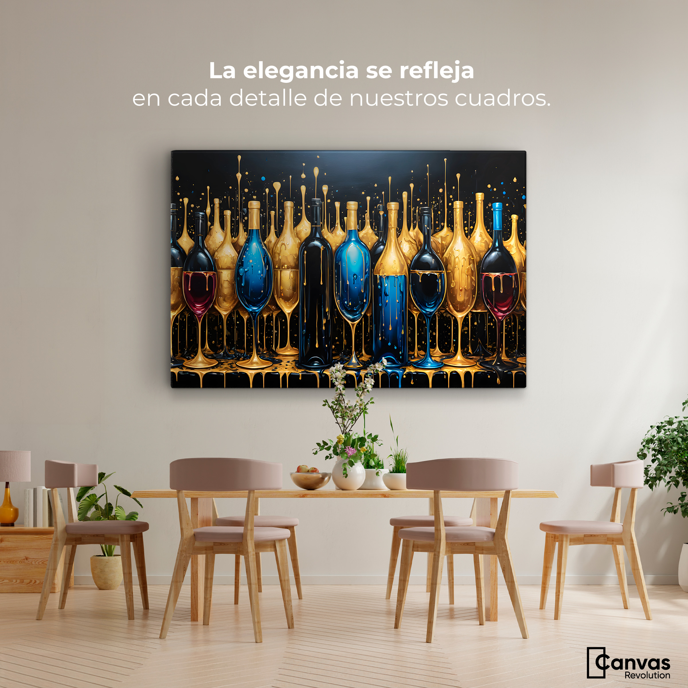 Foto 2 | Cuadro Decorativo Canvas Elixir Celestial 90x60